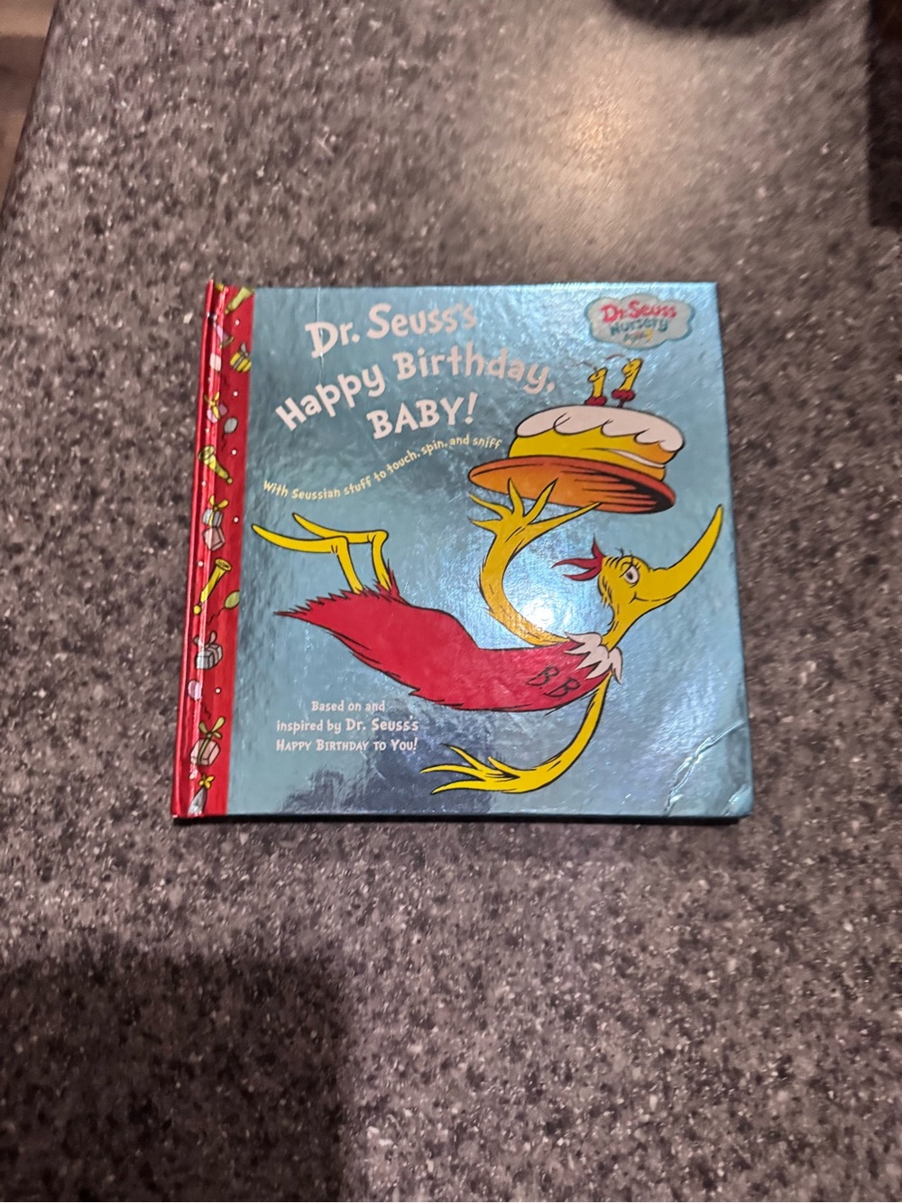 Dr. Seuss Blue, Red, Yellow Happy Birthday Baby Board Book